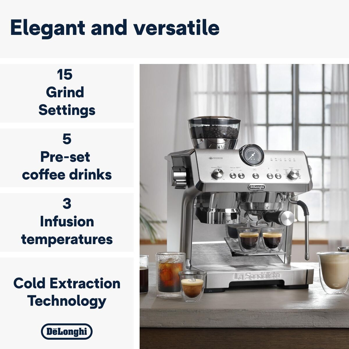 Electric Coffee-maker DeLonghi LASPECIALISTAOPERAEC9555.M