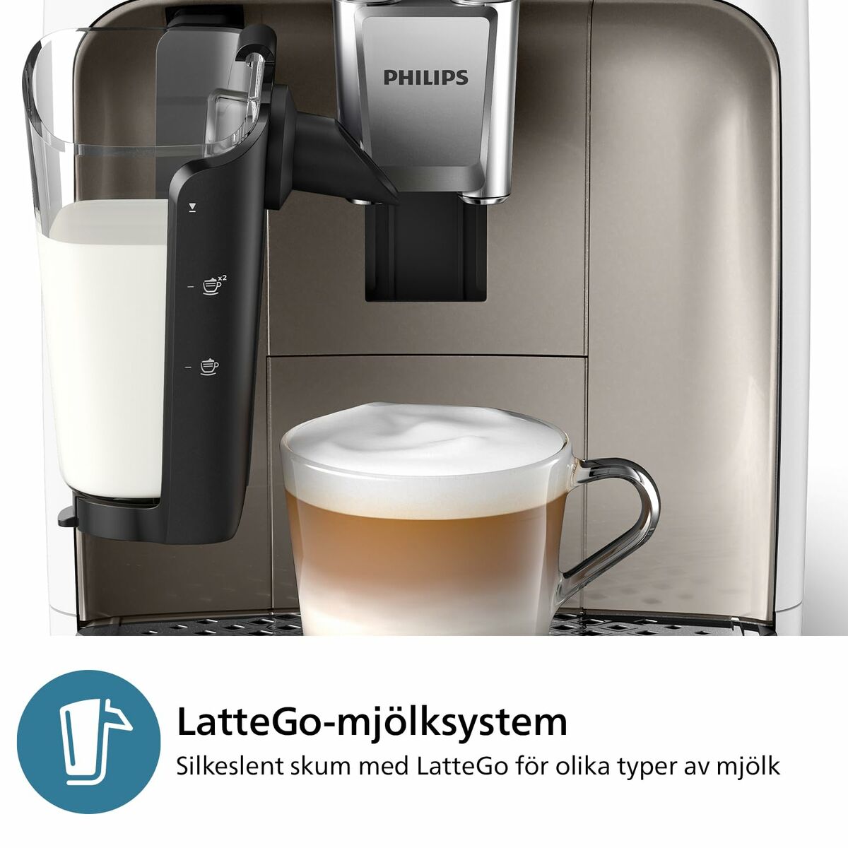 Superautomatic Coffee Maker Philips White 1500 W 15 bar